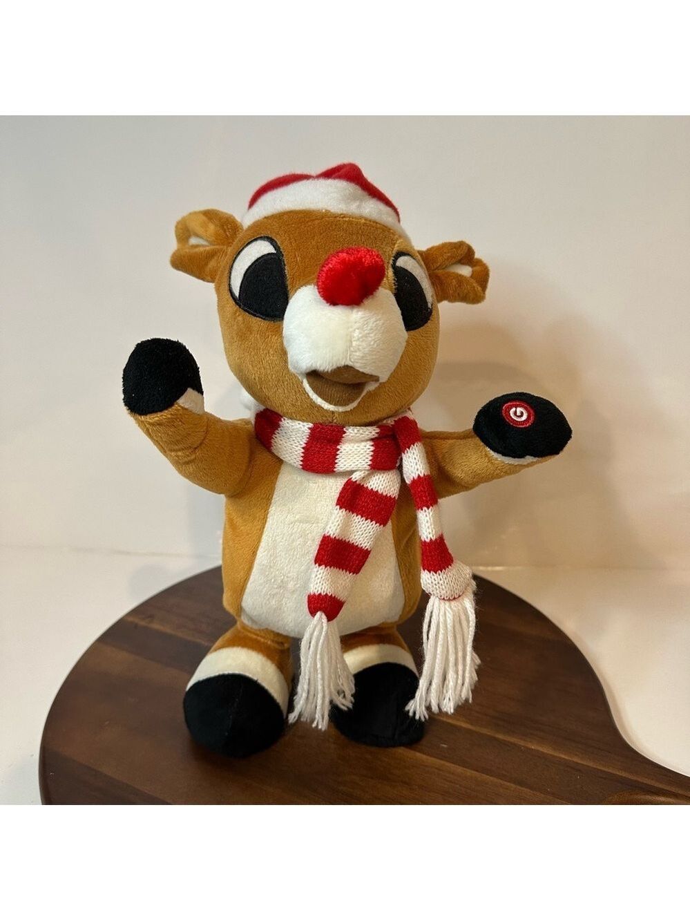 Gemmy Rudolph the Red-Nosed Reindeer – Singing Dancing Light-Up Plush